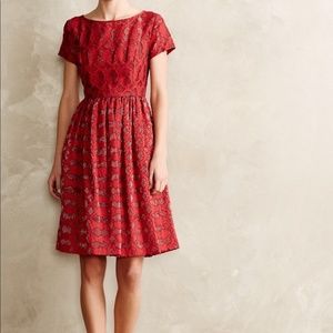 Moulinette Soeurs Sz 10 Tea Length Party Frock